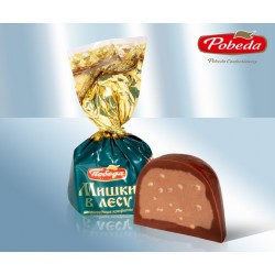 Молочно-шоколадная конфета "Мишки в лесу" с воздушным рисом 300g